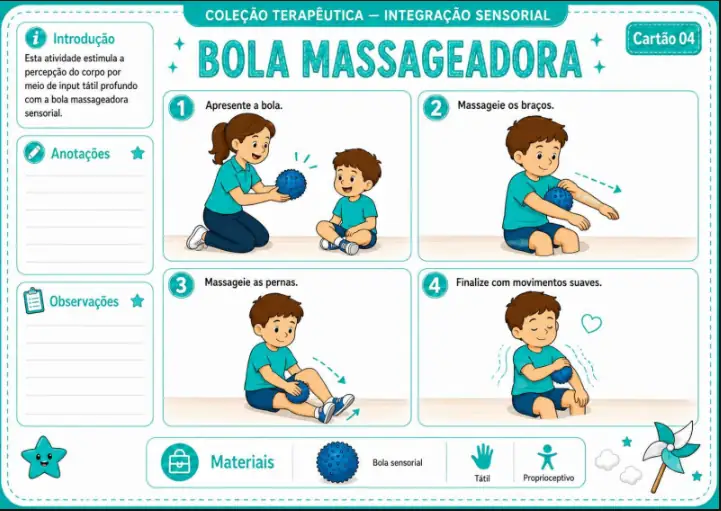Integração Sensorial - Bola Massageadora