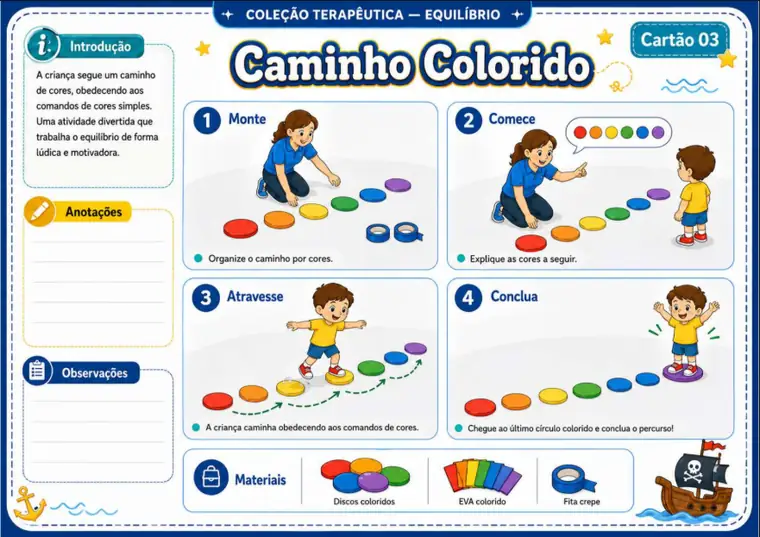 Equilíbrio - Caminho Colorido