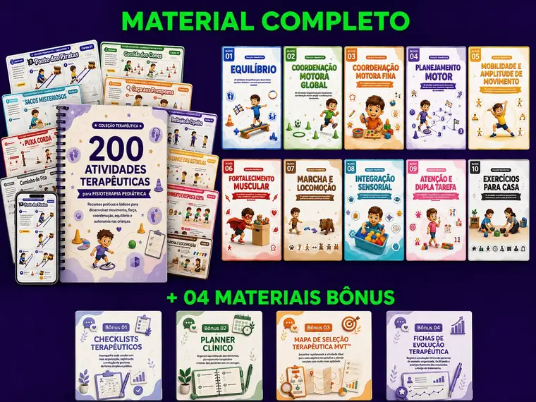 Kit Terapêutico 200+ completo + bônus